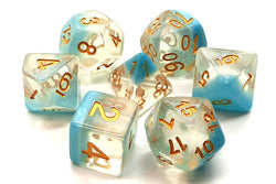 Dice Old School Dice: Poly 7 Set Luminous