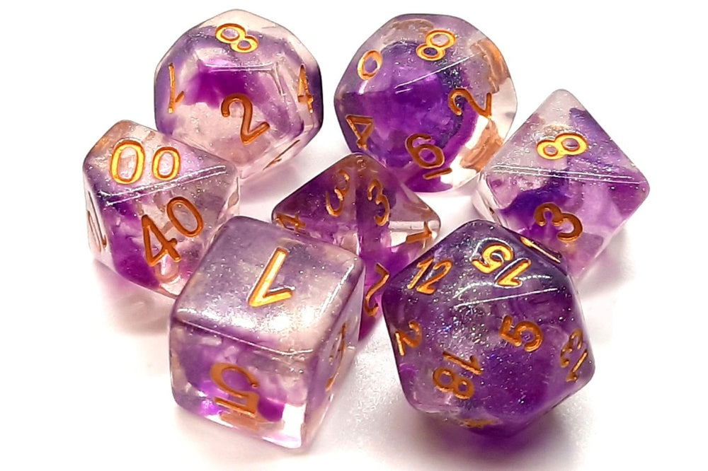 Dice Old School Dice: Poly 7 Set Luminous
