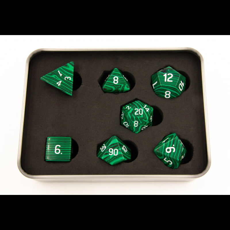 Dice Critical Hit: Poly 7 Set Gemstone