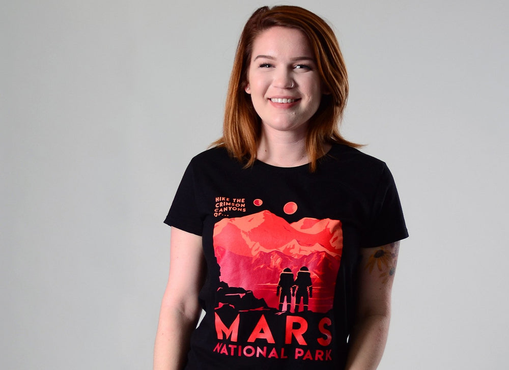 T-Shirt Snorgtees Ladies T: Mars National Park