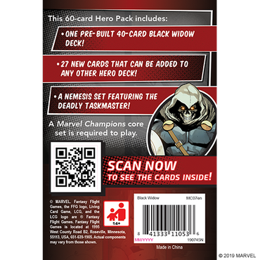 Marvel Champions LCG: Hero Black Widow
