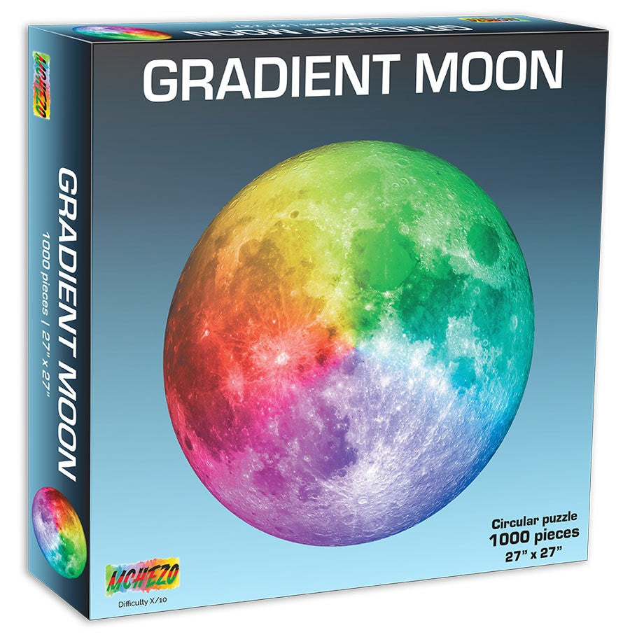 Puzzle Mchezo: 1000 Piece Gradient Moon
