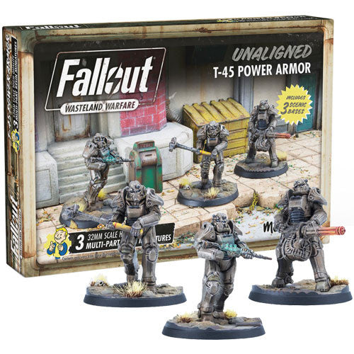Fallout Wasteland Warfare Unaligned: T-45 Power Armour