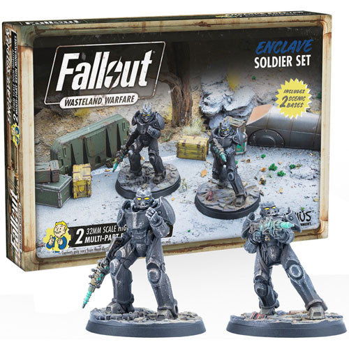 Fallout Wasteland Warfare Enclave: Soldier Set