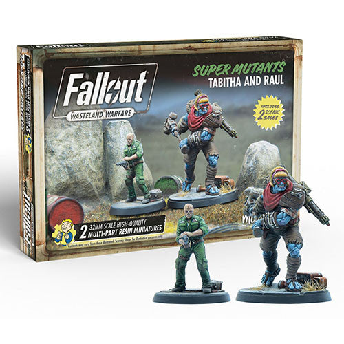 Fallout Wasteland Warfare Super Mutants: Tabitha and Raul