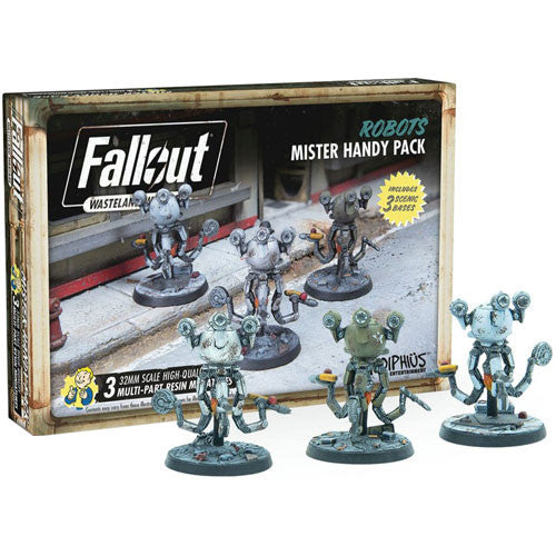 Fallout Wasteland Warfare Robots: Mr Handy Pack