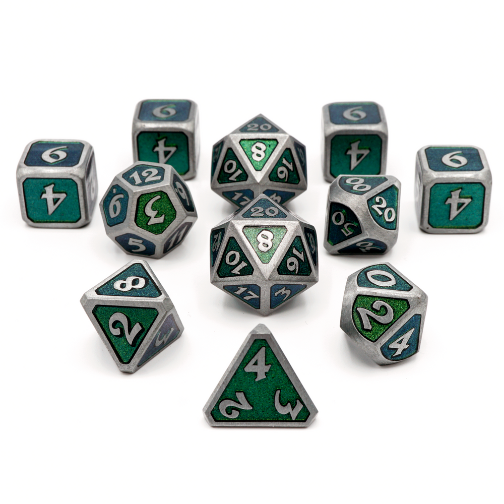 Dice DieHard Dice: Poly 11 Set Metal Dreamscape