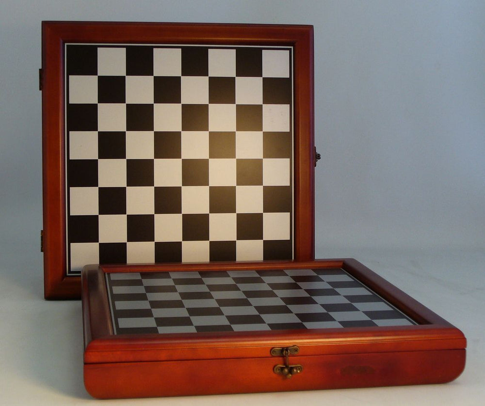 Chess Board 15.5in Cherry Stained Chest