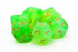 Dice Old School Dice: Poly 7 Set Nebula