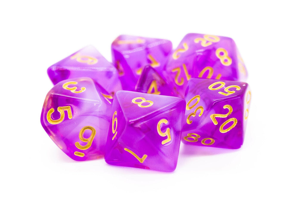 Dice Old School Dice: Poly 7 Set Nebula