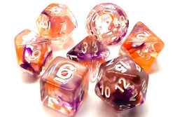 Dice Old School Dice: Poly 7 Set Nebula