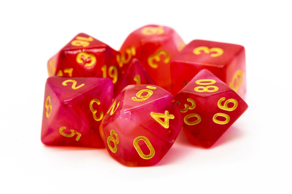 Dice Old School Dice: Poly 7 Set Nebula