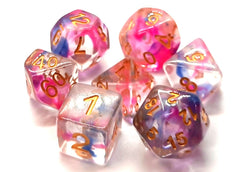 Dice Old School Dice: Poly 7 Set Nebula