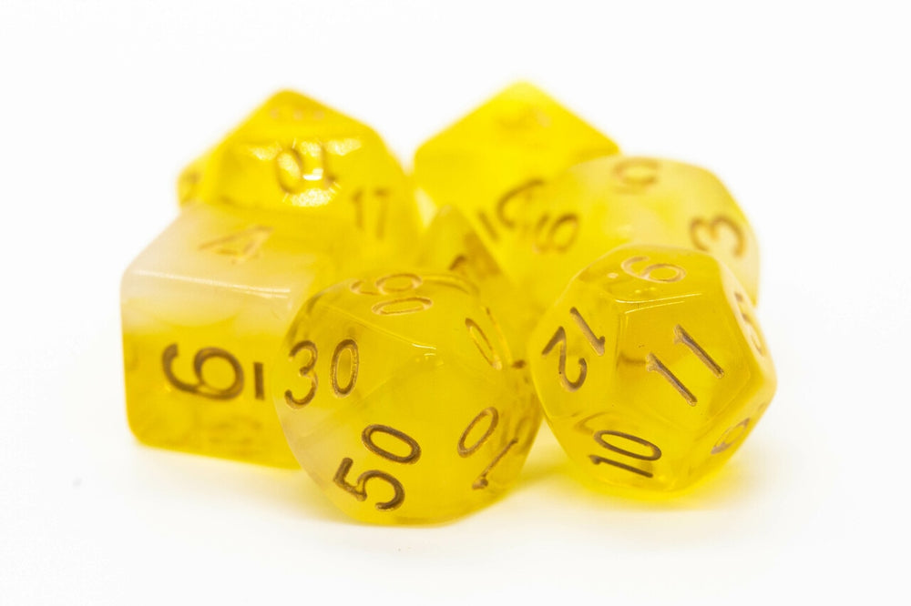 Dice Old School Dice: Poly 7 Set Nebula
