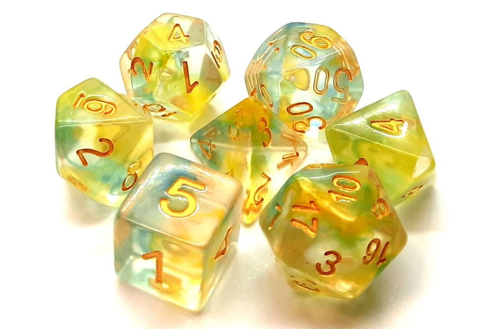 Dice Old School Dice: Poly 7 Set Nebula