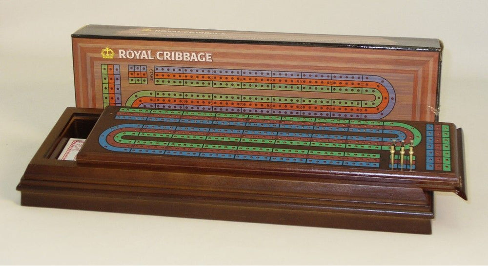 Cribbage 3-Track Royal Walnut