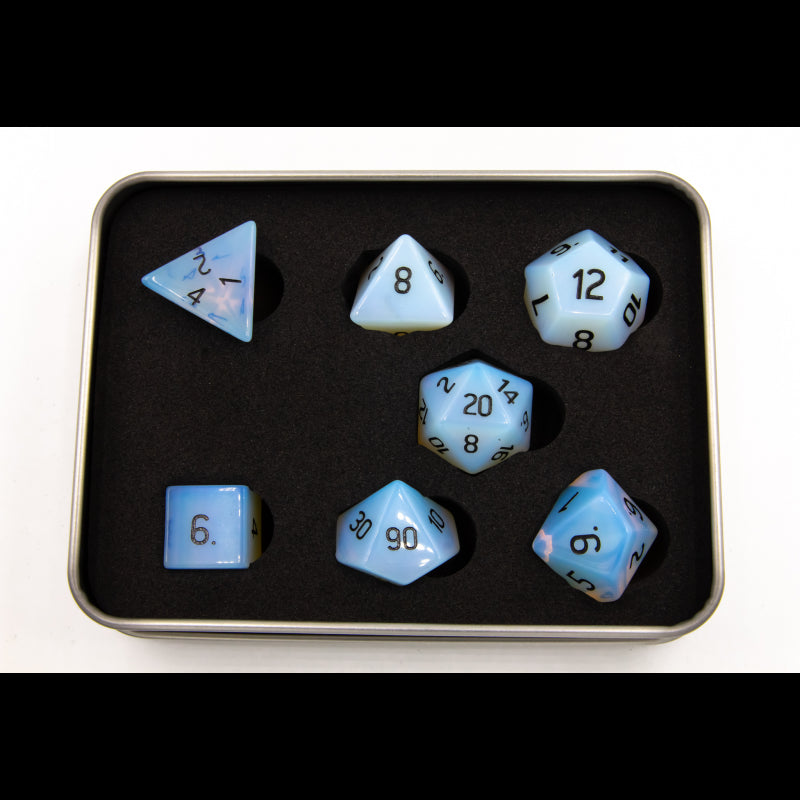Dice Critical Hit: Poly 7 Set Gemstone