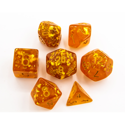 Dice Critical Hit: Poly 7 Set Big Glitter