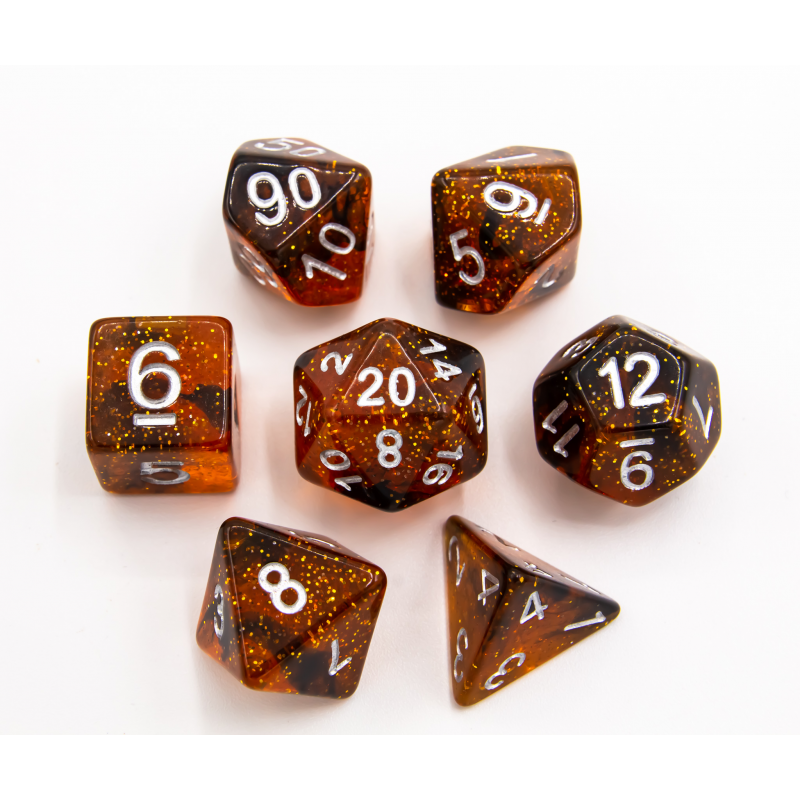 Dice Critical Hit: Poly 7 Set Dark Nebula