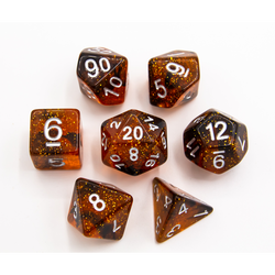 Dice Critical Hit: Poly 7 Set Dark Nebula