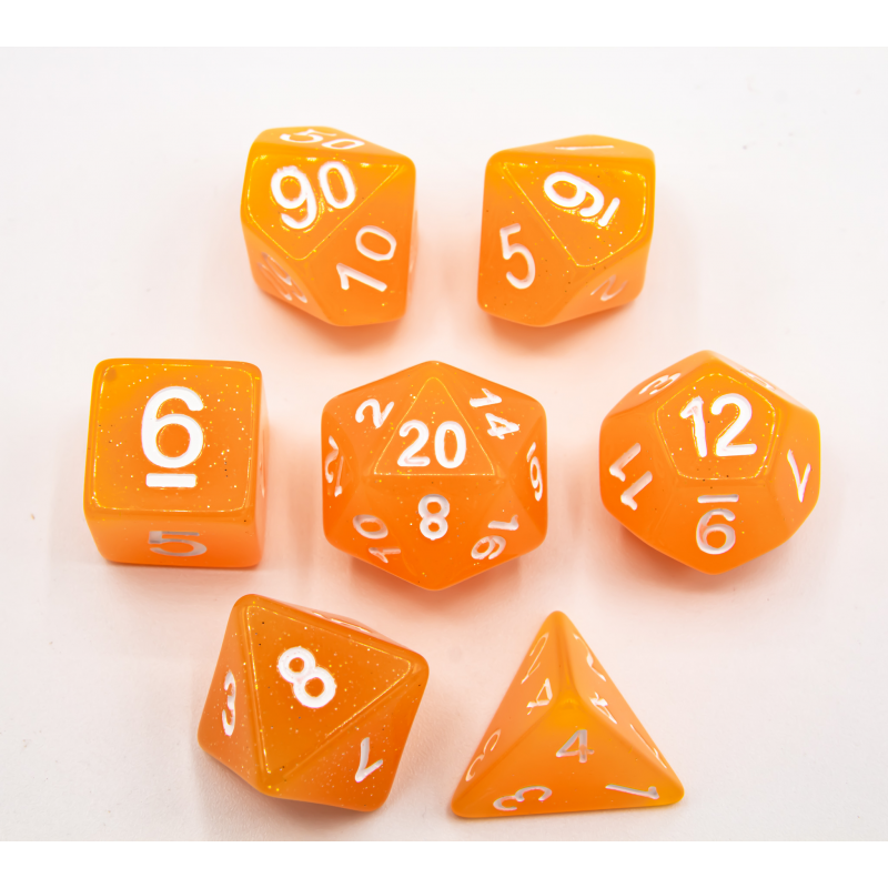 Dice Critical Hit: Poly 7 Set Jelly