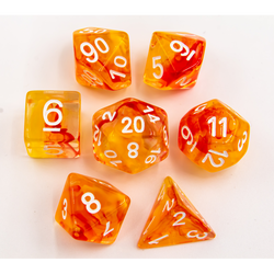 Dice Critical Hit: Poly 7 Set Nebula