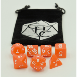 Dice Critical Hit: Poly 7 Set Opaque