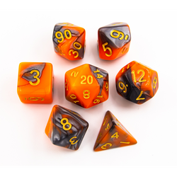 Dice Critical Hit: Poly 7 Set Fusion Steel