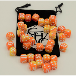 Dice Critical Hit: D06 12mm set of 36 Fusion