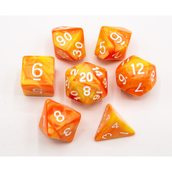 Dice Critical Hit: Poly 7 Set Fusion