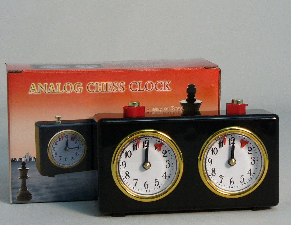 Chess Clock Analog Wind-Up (black)