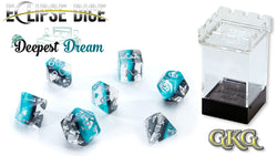Dice Gate Keeper: Poly 7 Set Eclipse