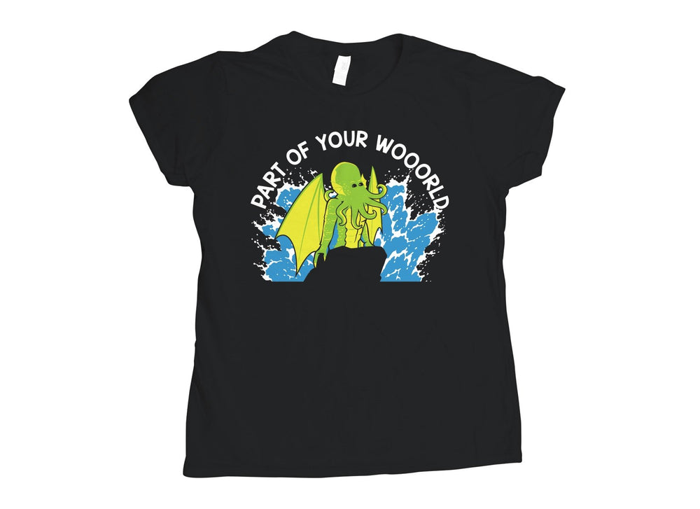 T-Shirt Snorgtees Ladies T: Part Of Your World - Cthulhu