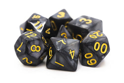 Dice Old School Dice: Poly 7 Set Pearl Drop