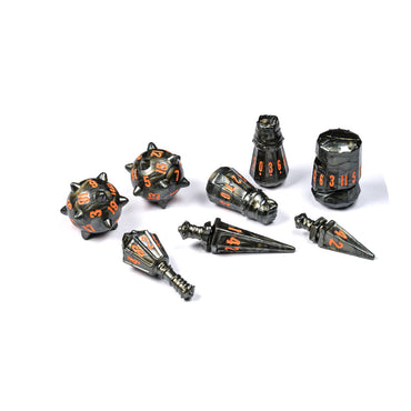 Dice Polyhero Warrior:  Poly 8 Set