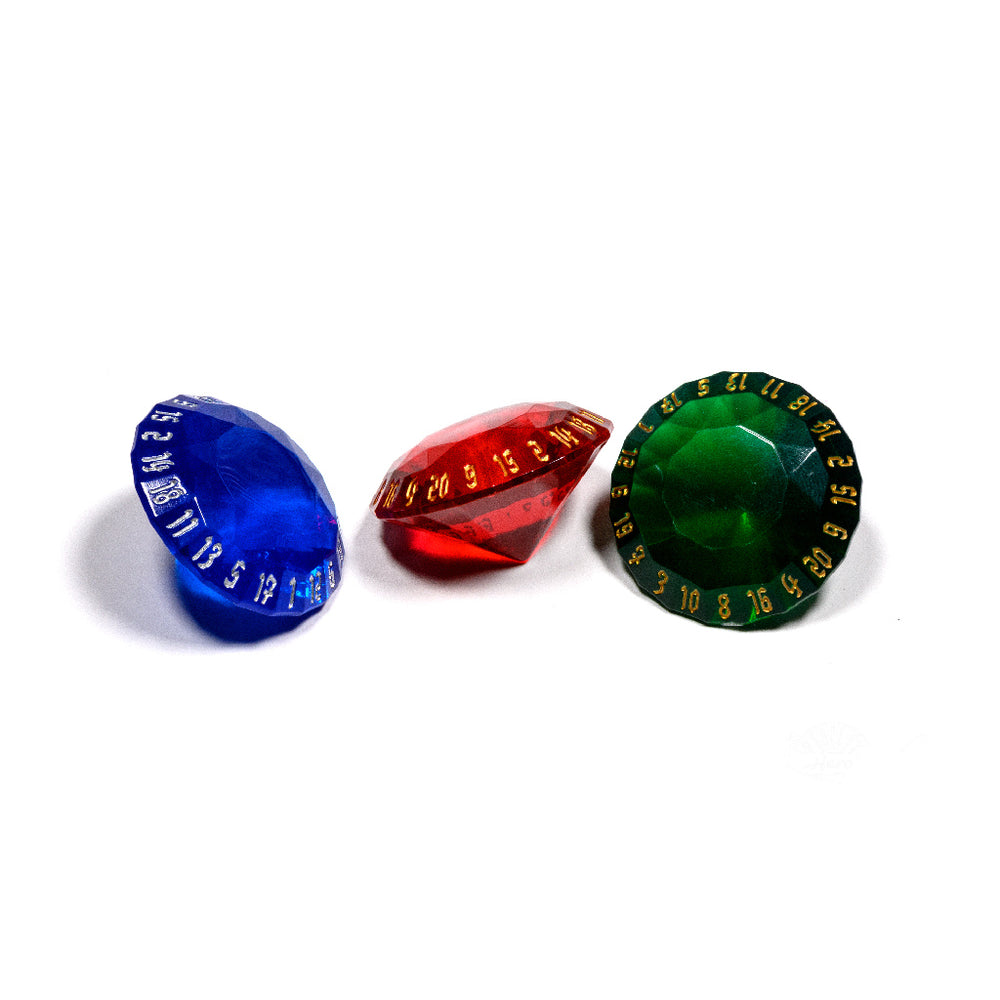 Dice Polyhero Rogue: d20 Gem