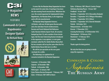 Commands & Colors Napoleonics: 2 - Russian Army Expansion