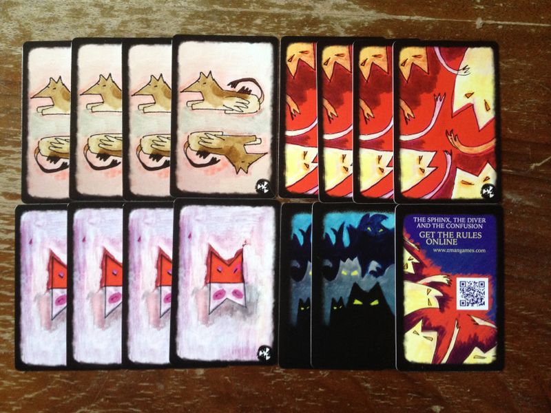 Onirim Mini-Expansion 1: Sphinx, Diver and Confusion Cards