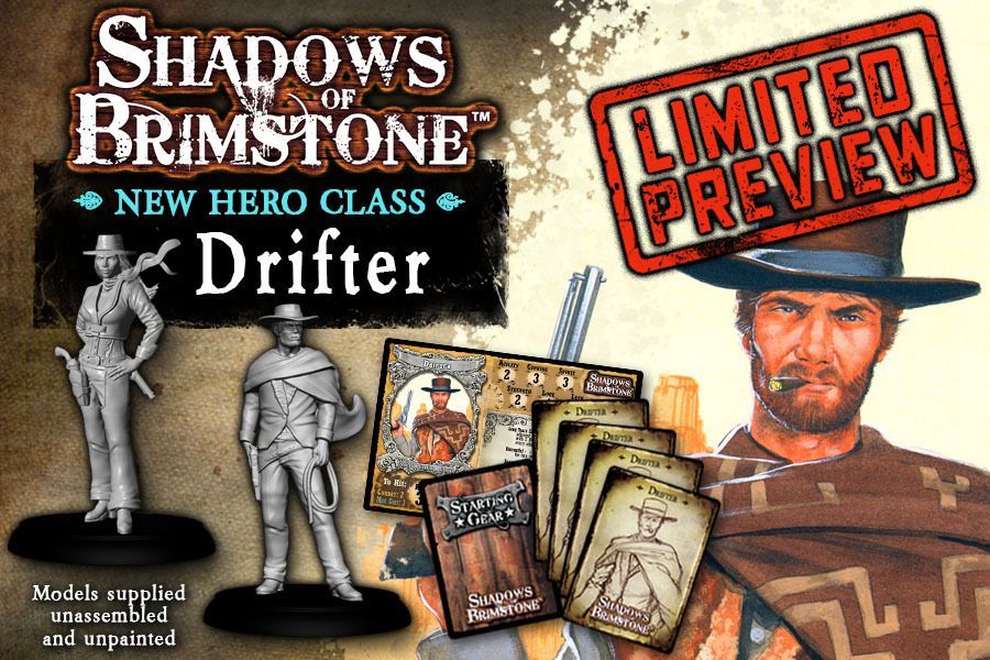 Shadows of Brimstone: Hero Pack - Drifter