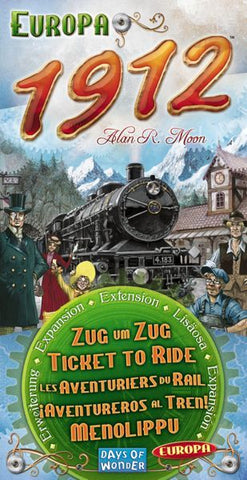 Ticket To Ride: Europe 1912 Expansion