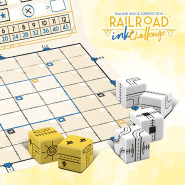 Railroad Ink Challenge: Shining Yellow