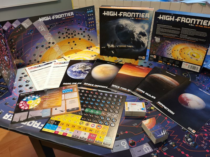 High Frontier 4:  Core + Module 0 Politics