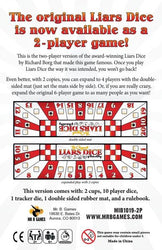 2 Player Liars Dice