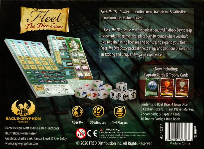 Fleet the Dice Game w/Dicey Waters Expansion