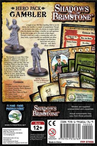 Shadows of Brimstone: Hero - Gambler