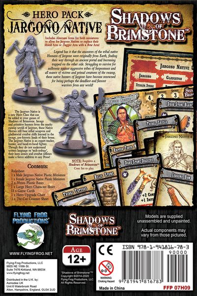 Shadows of Brimstone: Hero - Jargono Native