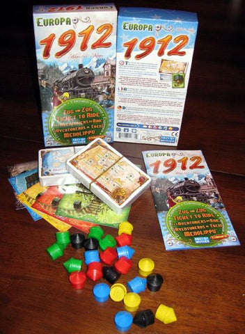 Ticket To Ride: Europe 1912 Expansion