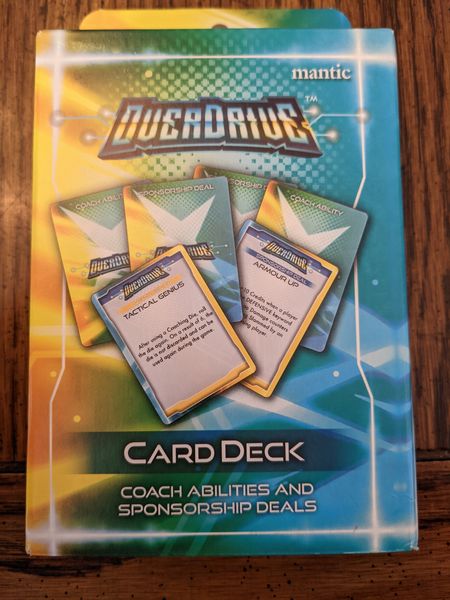 OverDrive: Coach & Sponsor Cards