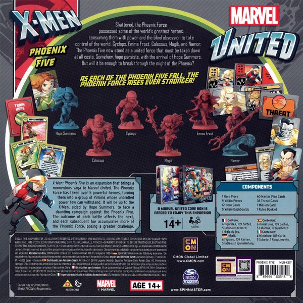 Marvel United X-Men: Phoenix Five