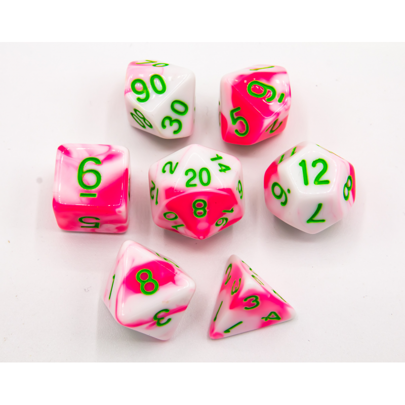 Dice Critical Hit: Poly 7 Set Fusion